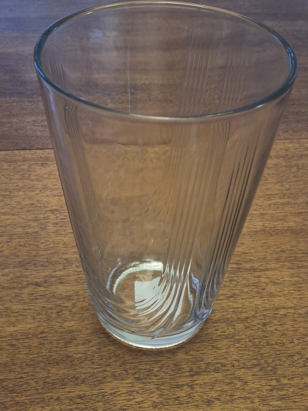 Neiman Marcus Pressed Lead Glass 10"Tall Vase